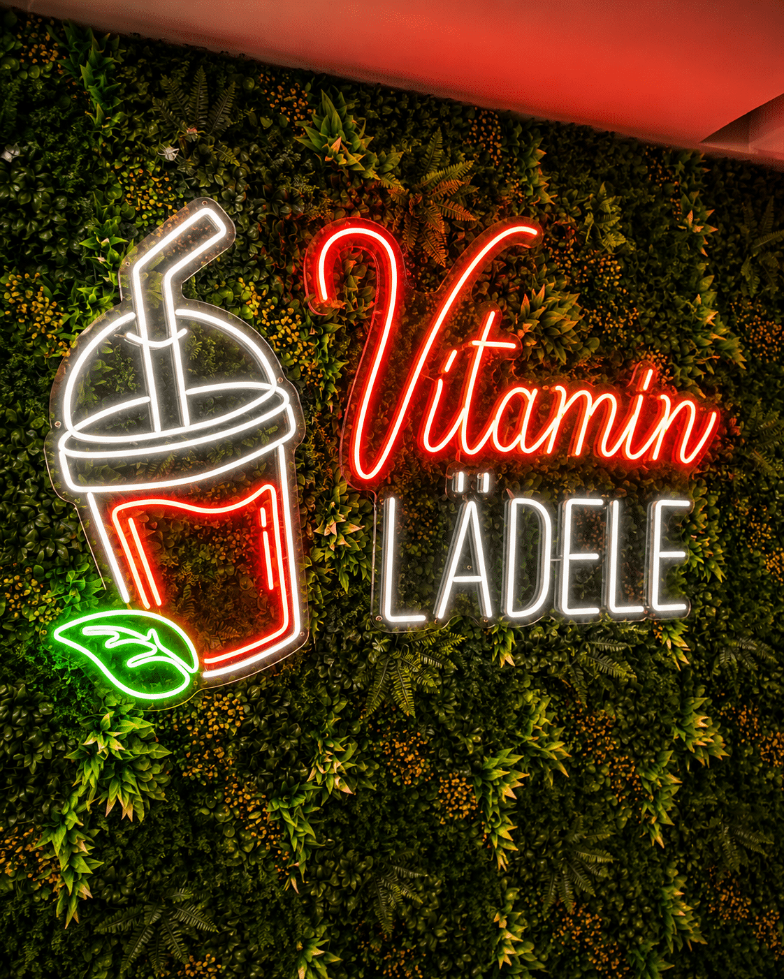 LED-Neon Vitamin Lädlee Logo