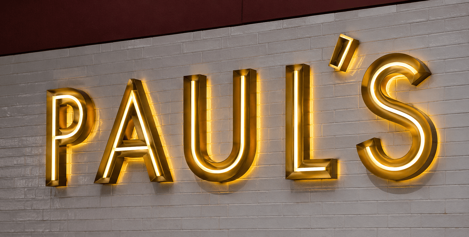 LED-Neon Pauls Schriftzug