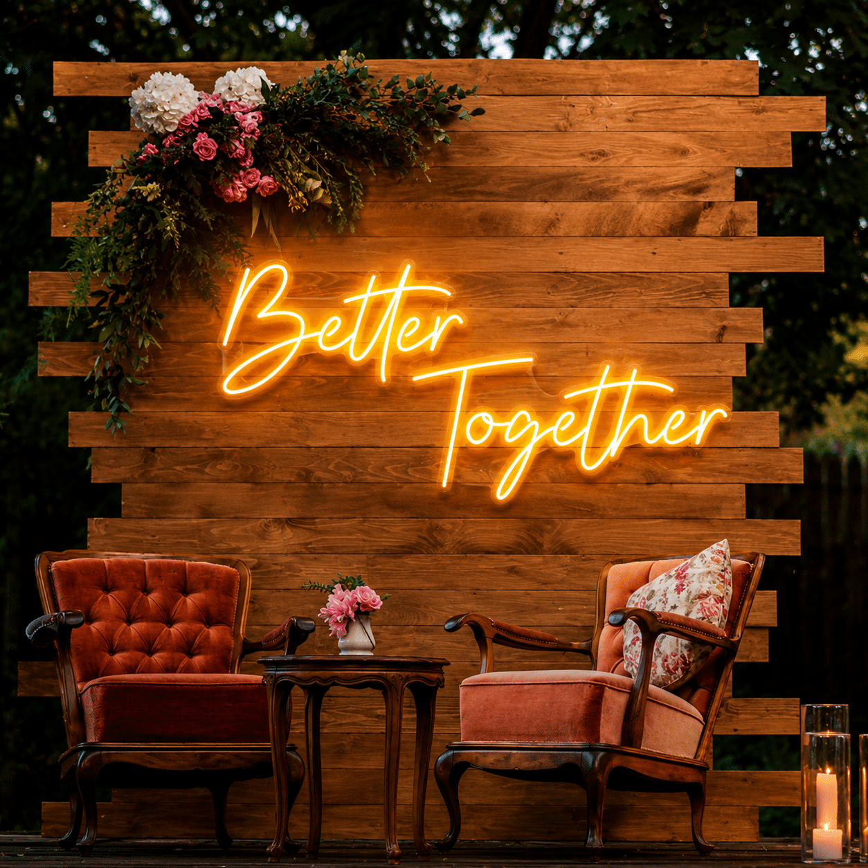 LED-Neon Better Together Schriftzug