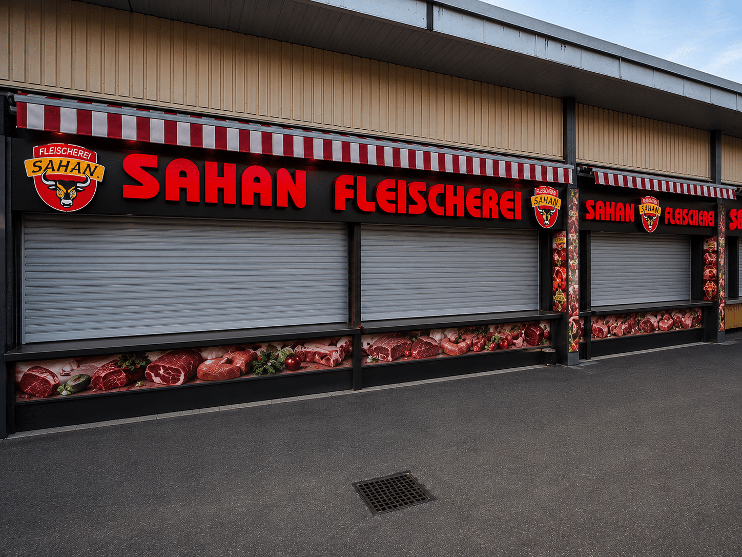SAHAN FLEISCHEREI Referenzprojekt