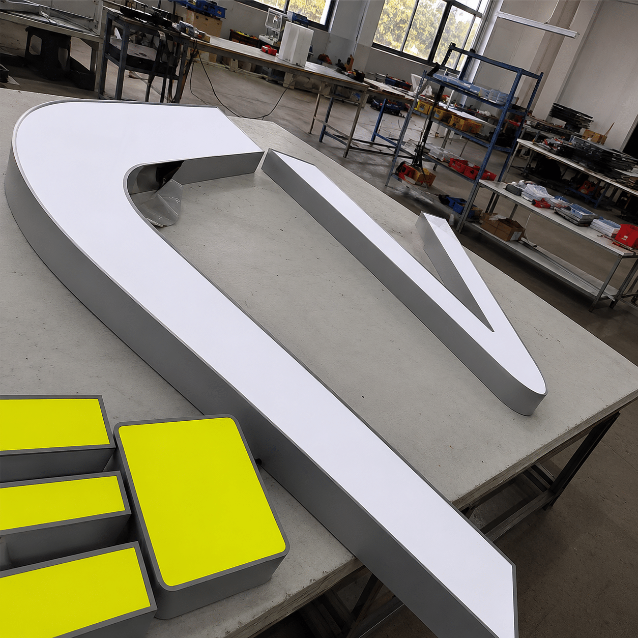 Leuchtbuchstaben Projekt
