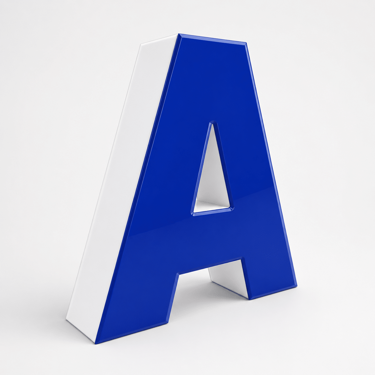 Aluminium-Kastenbuchstaben