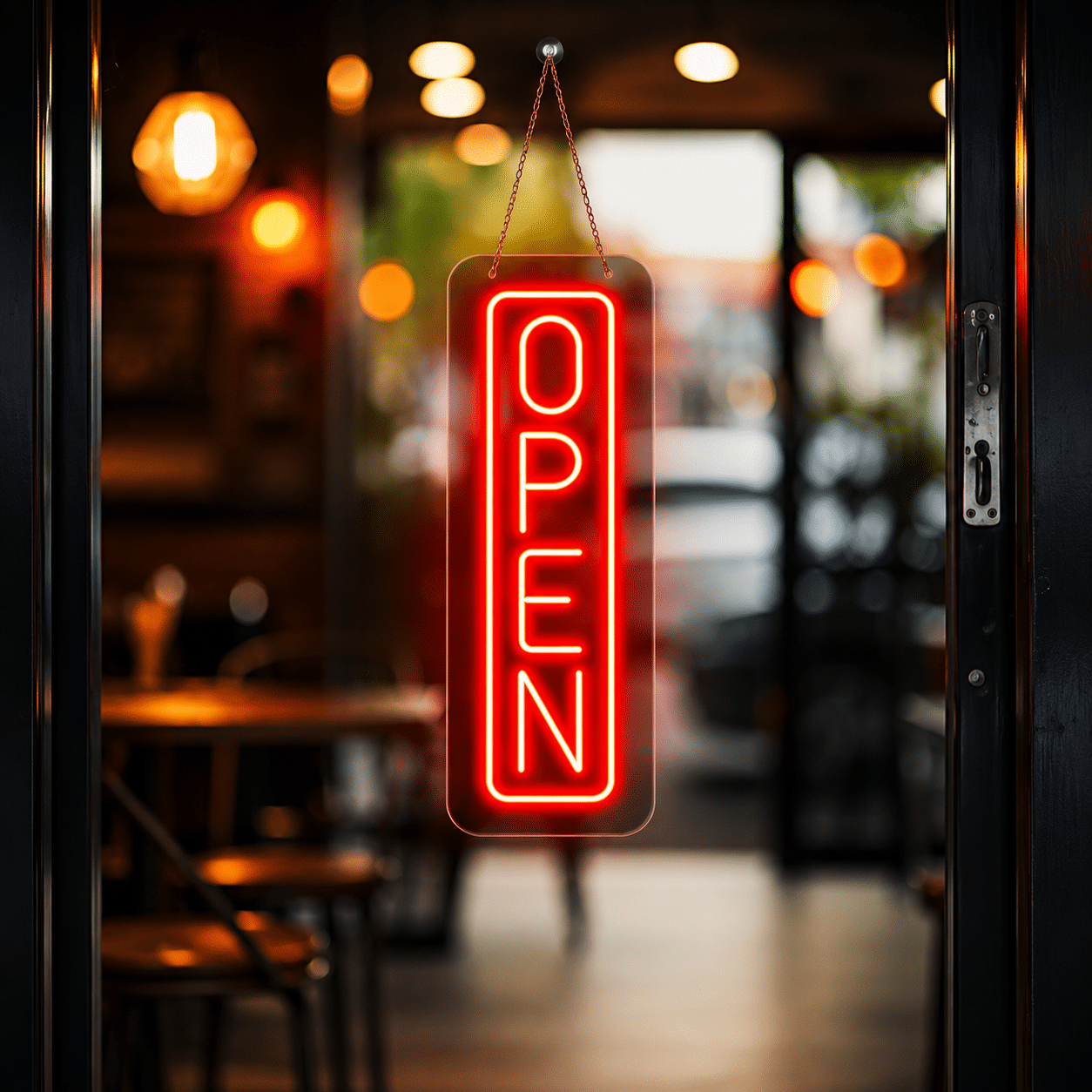 LED-Neon Open Schild für Gastronomie